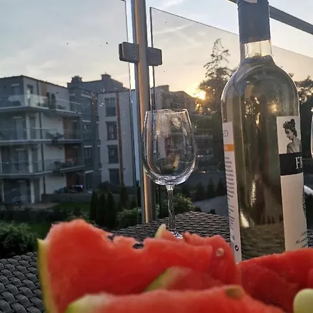 Apartament Arbuzowy Zachod Laola - 5d Апартаменты Поберово